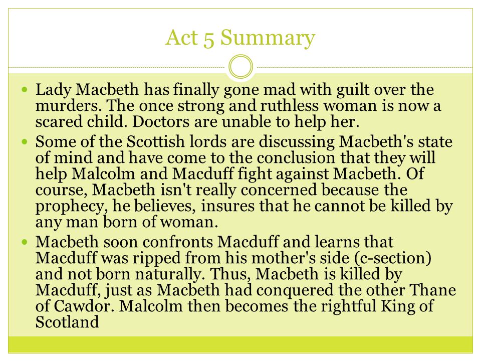 Macbeth character analysis doctor